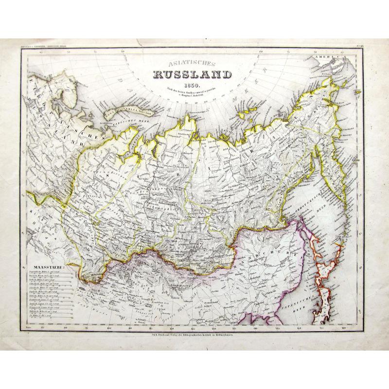 Asiatisches Russland 1850.