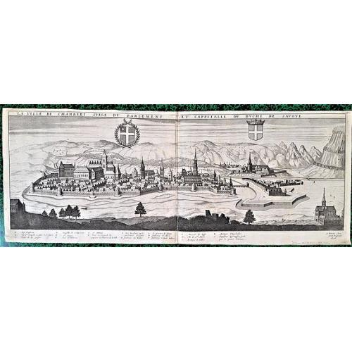 Old map image download for BOISSEAU Jean 1646. Théatre des Citez. 