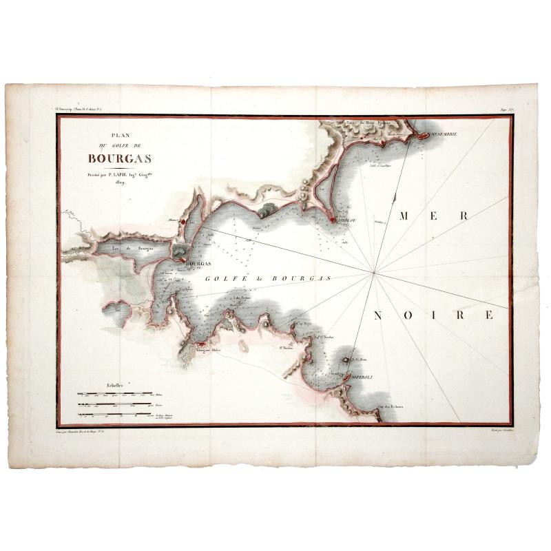 Plan du Golfe de BOURGAS.