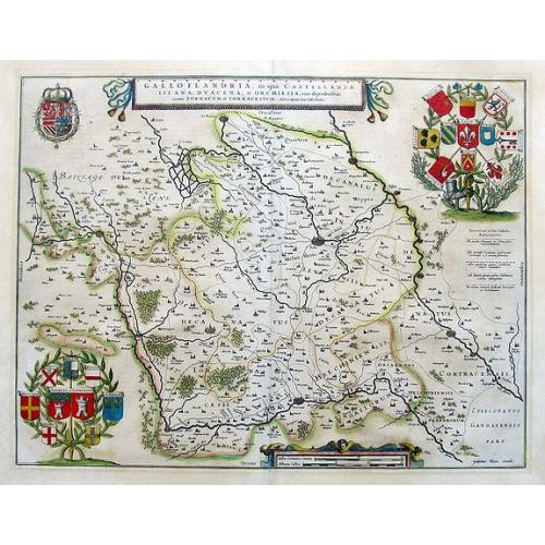 Old map image download for Galloflandria, in qua Castellaniae. . .