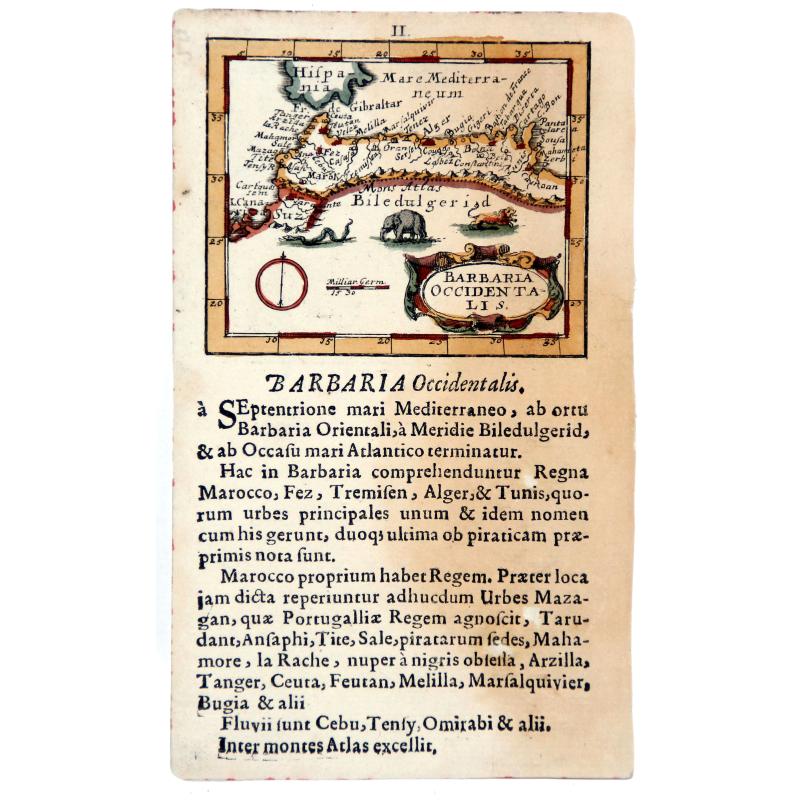 BARBARIA Occidentalis, 1692.