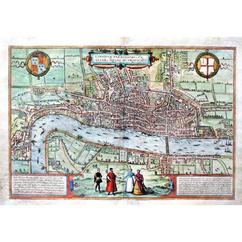 Londinum Feracissimi Angliae Regni Metropolis.