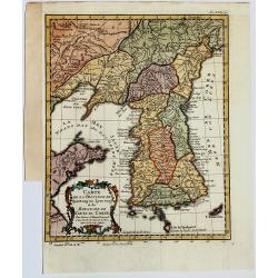 Carte de la Province de Quantong ou Lyau tong et du Royaume de KAU-LI ou COREE