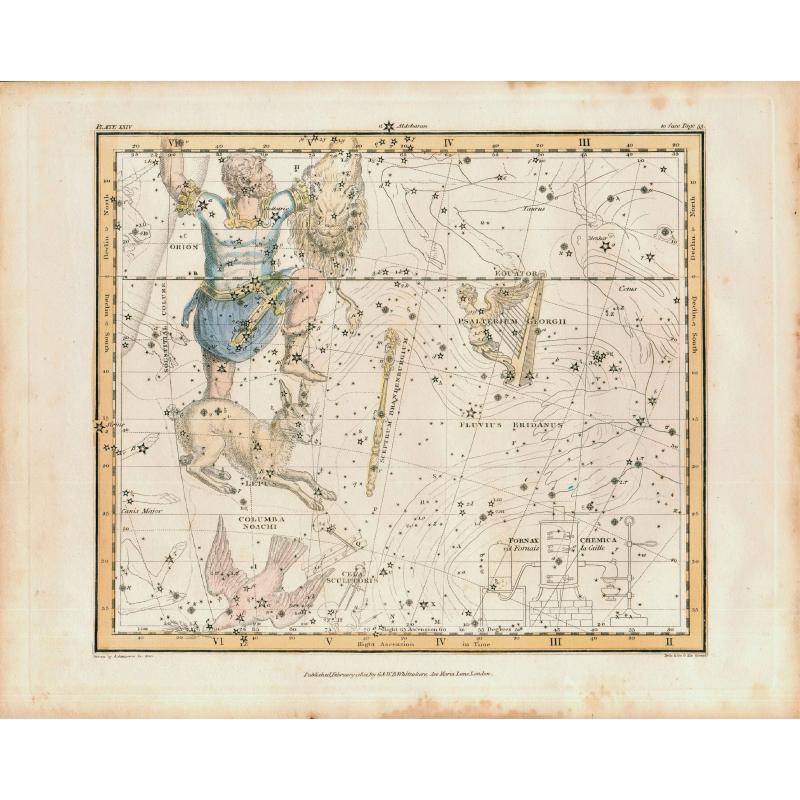 Jamieson Celestial chart plate 24, first edition.