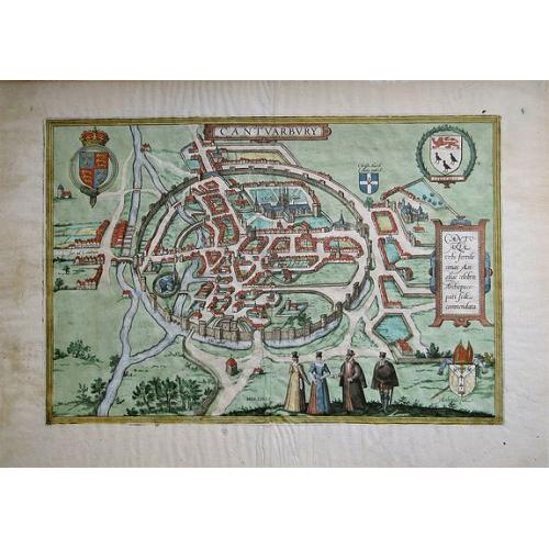 Old map image download for Cantuarbury (Canterbury) 