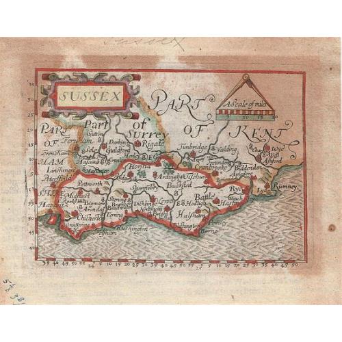 Old map image download for Sussex.