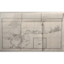 Sketch Showing Progress of Surveys on the Gulf Coast Lake Pontchartrain, Mobile and Pensacola Bays.