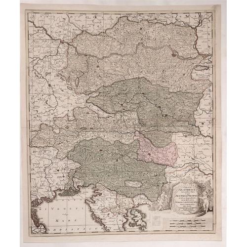 Old map image download for Circuli Austriaci Orientalior Pars in Qua Austria Properia et Abea Dependentes ...