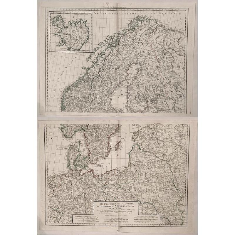 Les Cournonnes du Nord, le Danemarck, la Norwege, L'Islande et la Suede...
