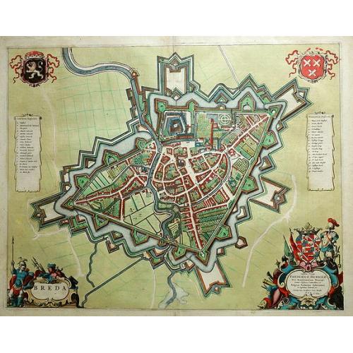 Old map image download for Breda.