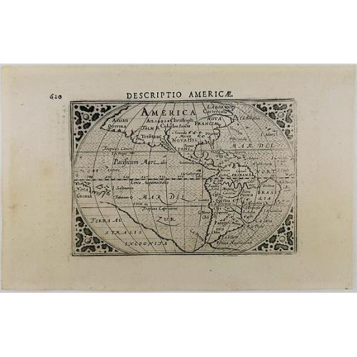 Old map image download for Descriptio Americae.