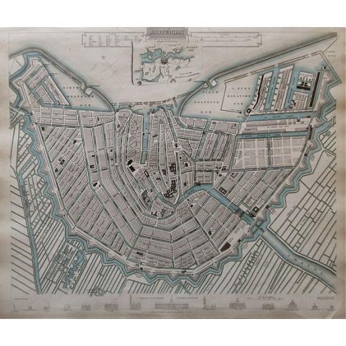 Old map image download for Amsterdam. 