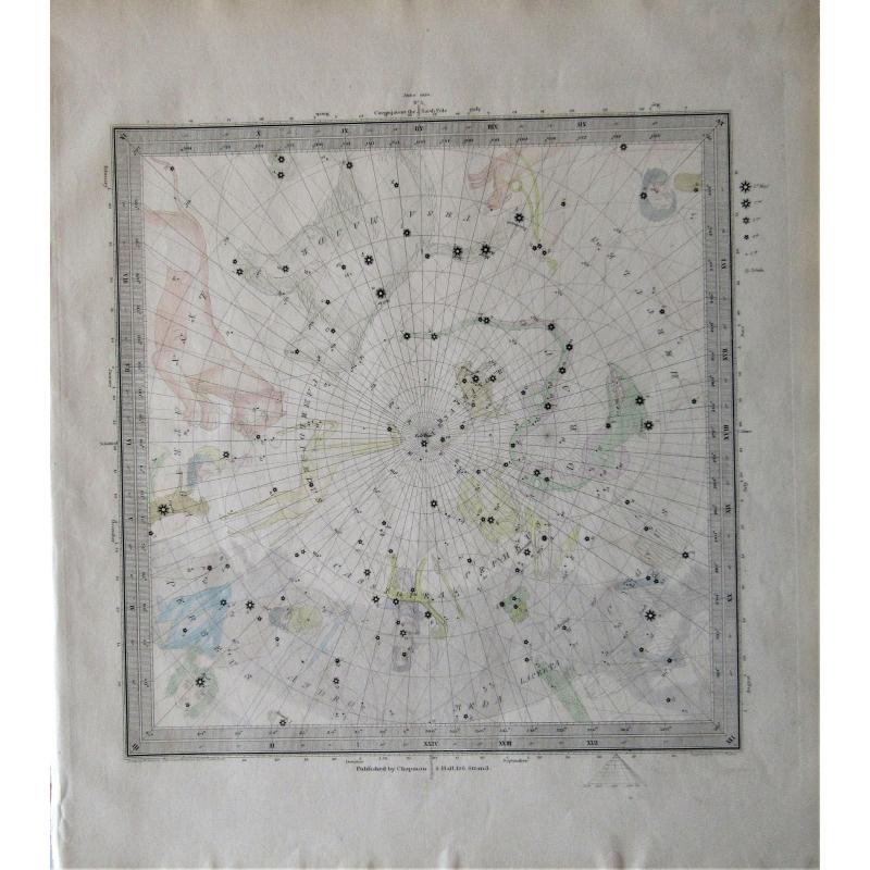 Set of six S.D.U.K celestial charts.