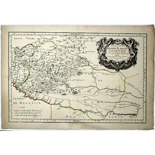 Old map image download for Basse Podolie PALATINAT DE BRACLAW tire de la Grande Ukraine. . .