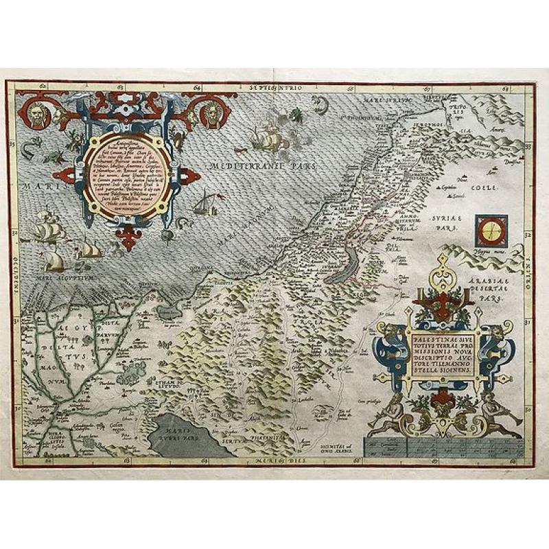 Palestinae sive totius terrae promissionis nova description (....)