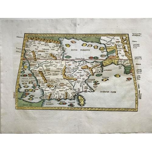 Old map image download for Tabula Sexta Asiae Complectitur Arabam Felicem, & Carmaniam.