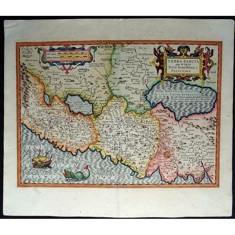 Terra Sancta quae in Sacris Terra Promissionis ol. Palestina.