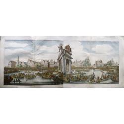 View on Amsterdam from the River Amstel.
