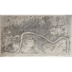 To Martin Folkes Esq[ui]r[e] President of the Royal Society: This Plan of the Cities of London with the Contiguous Buildings. . .