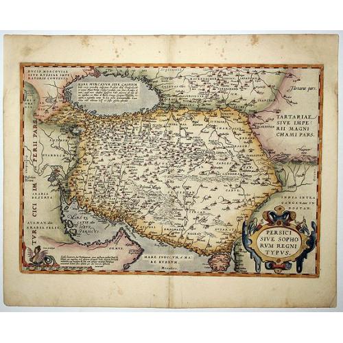 Old map image download for PERSICI SIVE SOPHORUM REGNI TYPUS.