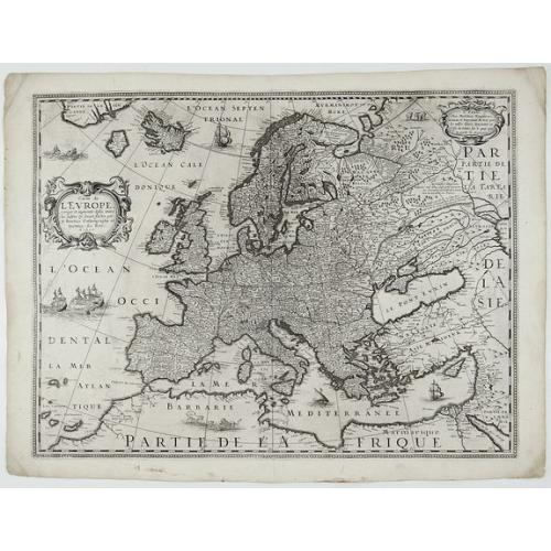 Old map image download for Carte de l'Europe corrigée et augmentée dessus toutes les aultres. . . 