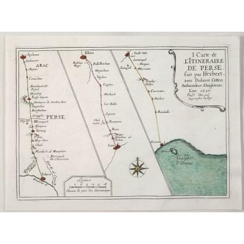 Old map image download for Itineraire de L'Itineraire de Perse. . .