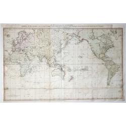 A General Chart Exhibiting the Discoveries Made by Captn. James cook in This and his two Preceding Voyages. . .