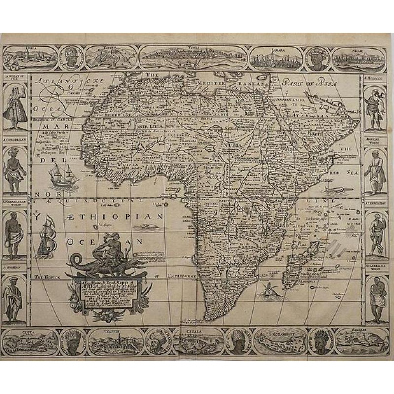 A New Plaine and Exact Map of Africa.