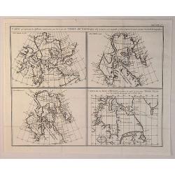 Carte Qui Represente les Differentes Connoissances que Lion Eues des Terres Arctiques. . .