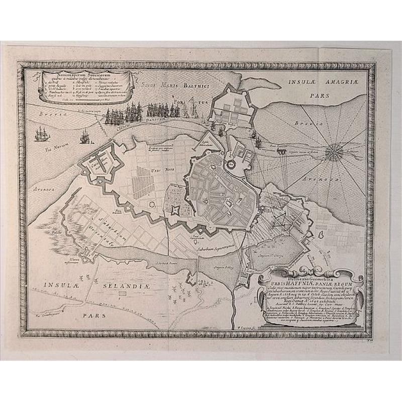 Delineatio Geometrica Urbis Haffniae Daniae Regum.