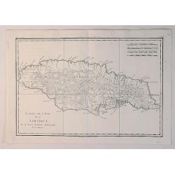 Carte de L'Isle de la Jamaique.