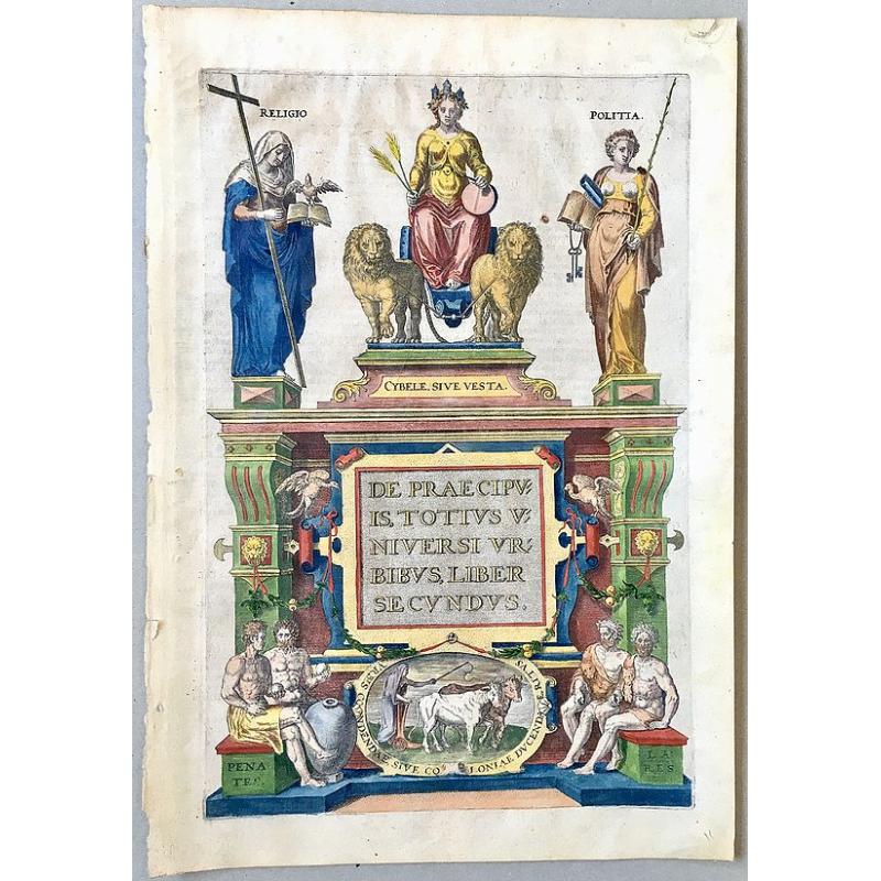 [Title Page] De Praecipuis, Totius Universi Urbibus.. Liber Secundus.