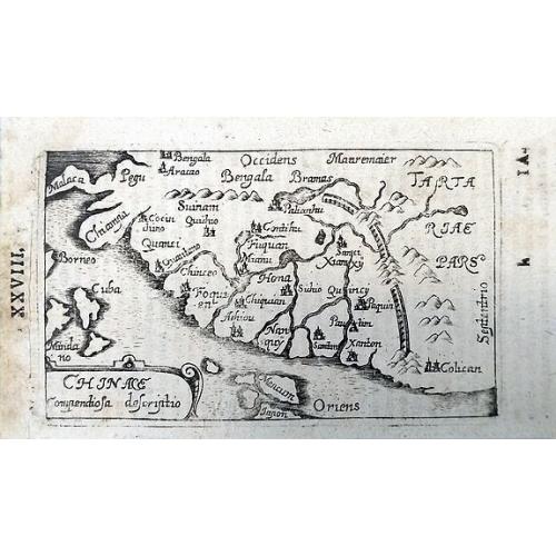 Old map image download for Chinae Compendiosa Descriptio.