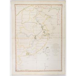 A Chart, on Mercator's Projection, Containing the Track and Soundings of the Lion, the Hindostan and Tenders, from Turon-Bay in Cochin-China. . .