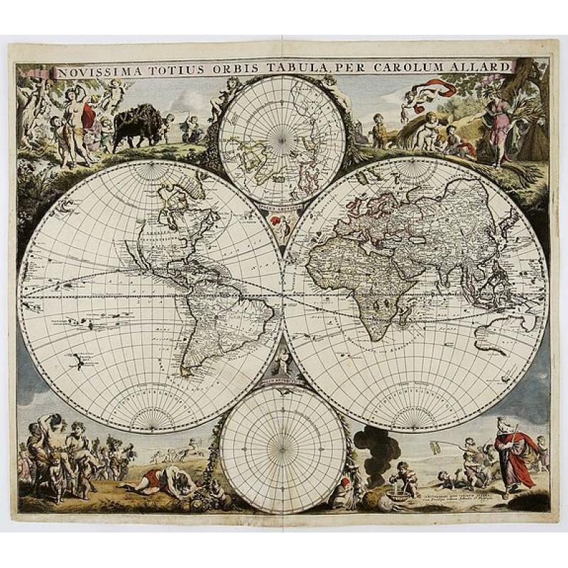 Novissima Totius Terrarum Orbis Tabula, Per Carolum Allard.