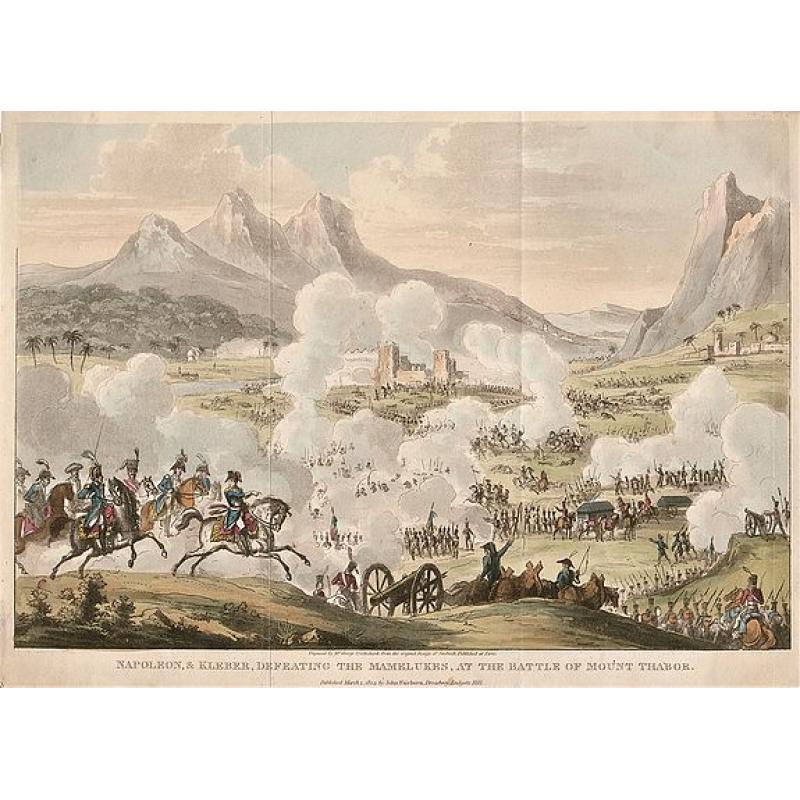 Napoleon & Kleber Defeating the Mamelukes at the Battle of Mount Thabor.