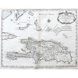 Carte de l'Isle de Saint Domingue Dressee en 1722. . .