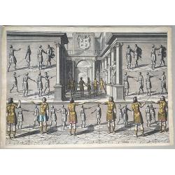 Fencing: from: Gerard Thibault, The Academy of the Sword.