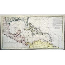 Carte d'une partie de l'Amérique pour la navigation des isles et du Golfe du Mexique.