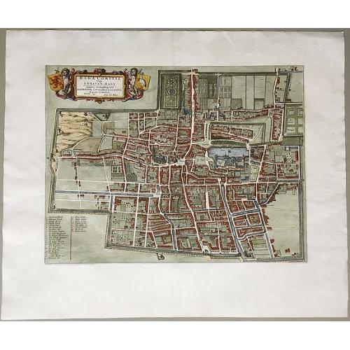 Old map image download for Haga Comitis. Vulgo 's Graven Hage.