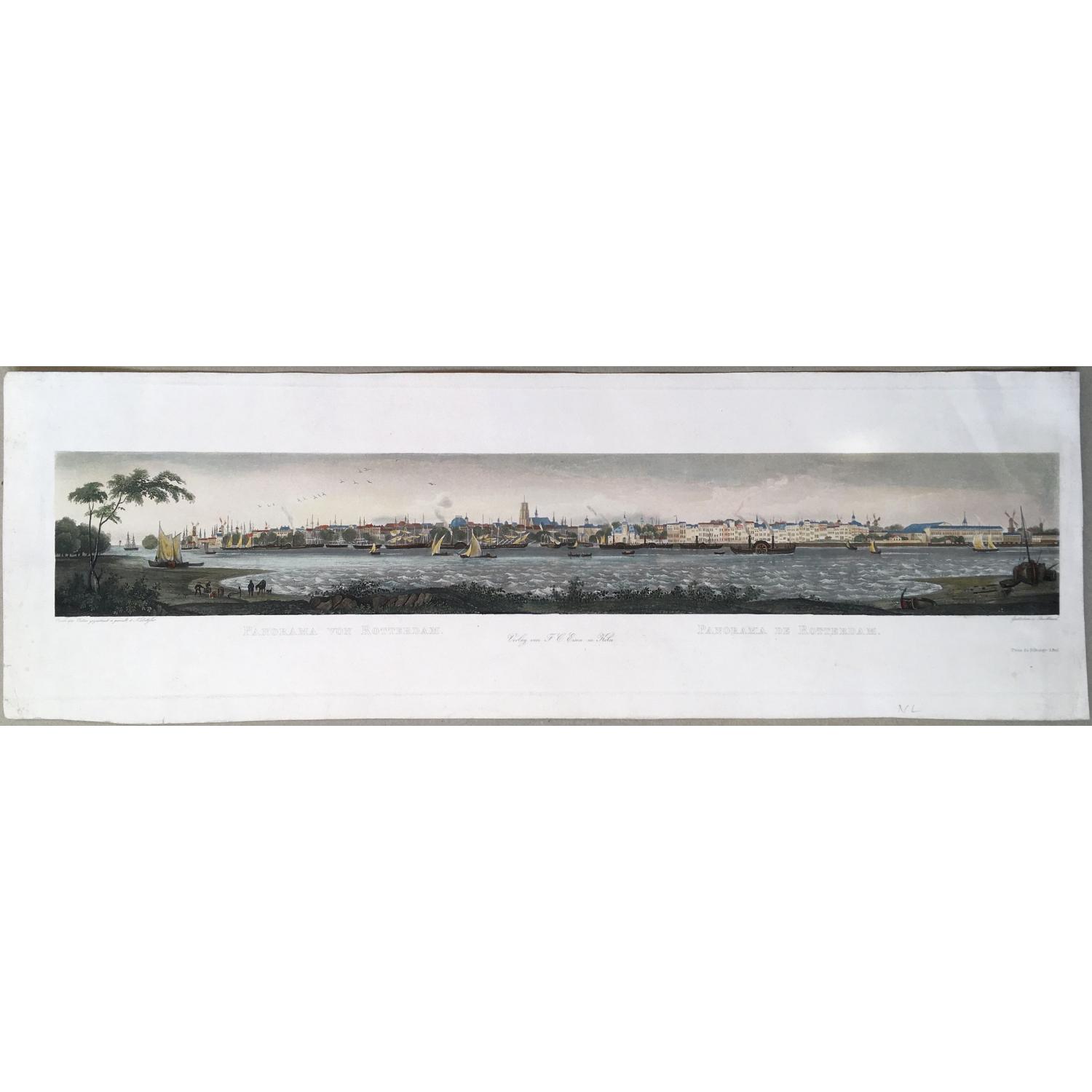 Panorama von Rotterdam / Panorama de Rotterdam.