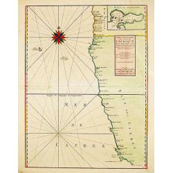 Carte Particuliere des Costes de l ' Afrique depuis Cabo Ledi jusques au Cap de Bone Esperance.