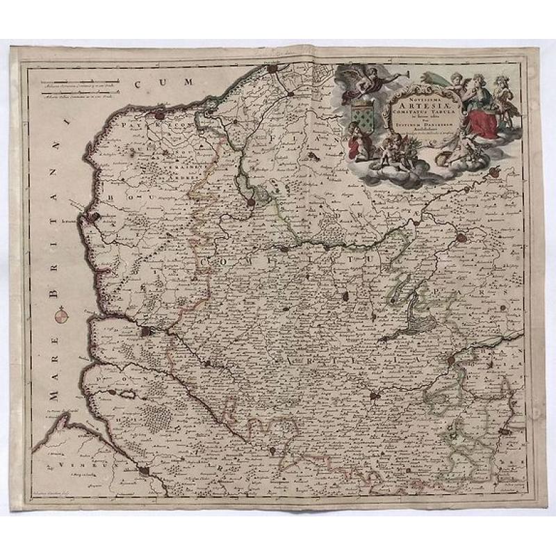 Novissima Artesiae Comitatus Tabula.