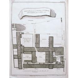A plan of the ground and buildings in the Strand called the Savoy, taken in the year 1736.