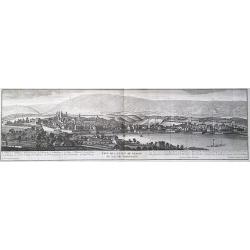 Veue de la ville de Geneve du coté du Septentrion.