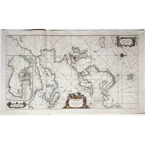 Totius Europae Littora ... Pascaert vertoonende alle de See-Custen van Europa.
