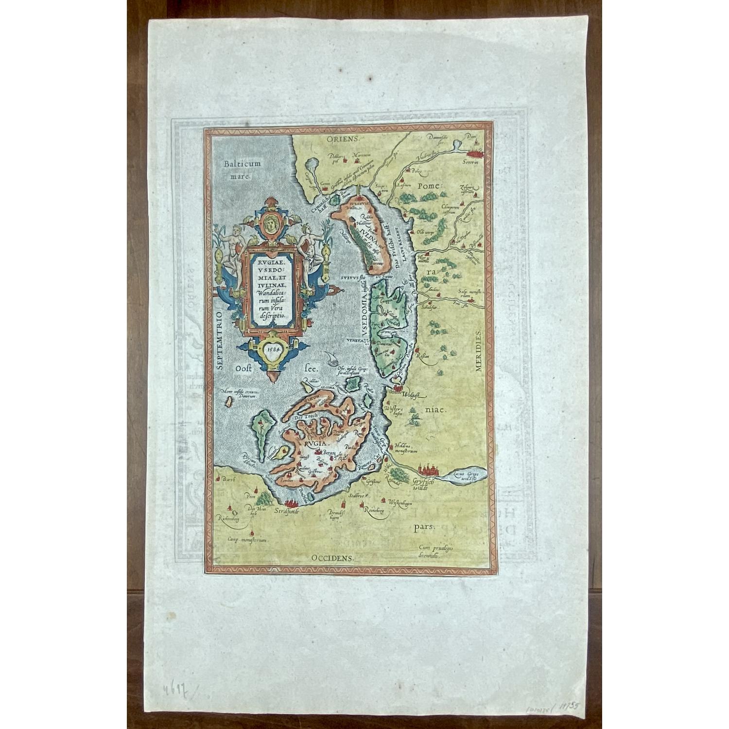 [Lot of 8 maps and prints]  Norvegiae Maritimae ab Elf-burgo ad Dronten / Pascaert van Noorwegen streckende van Elf-burg tot Dronten.