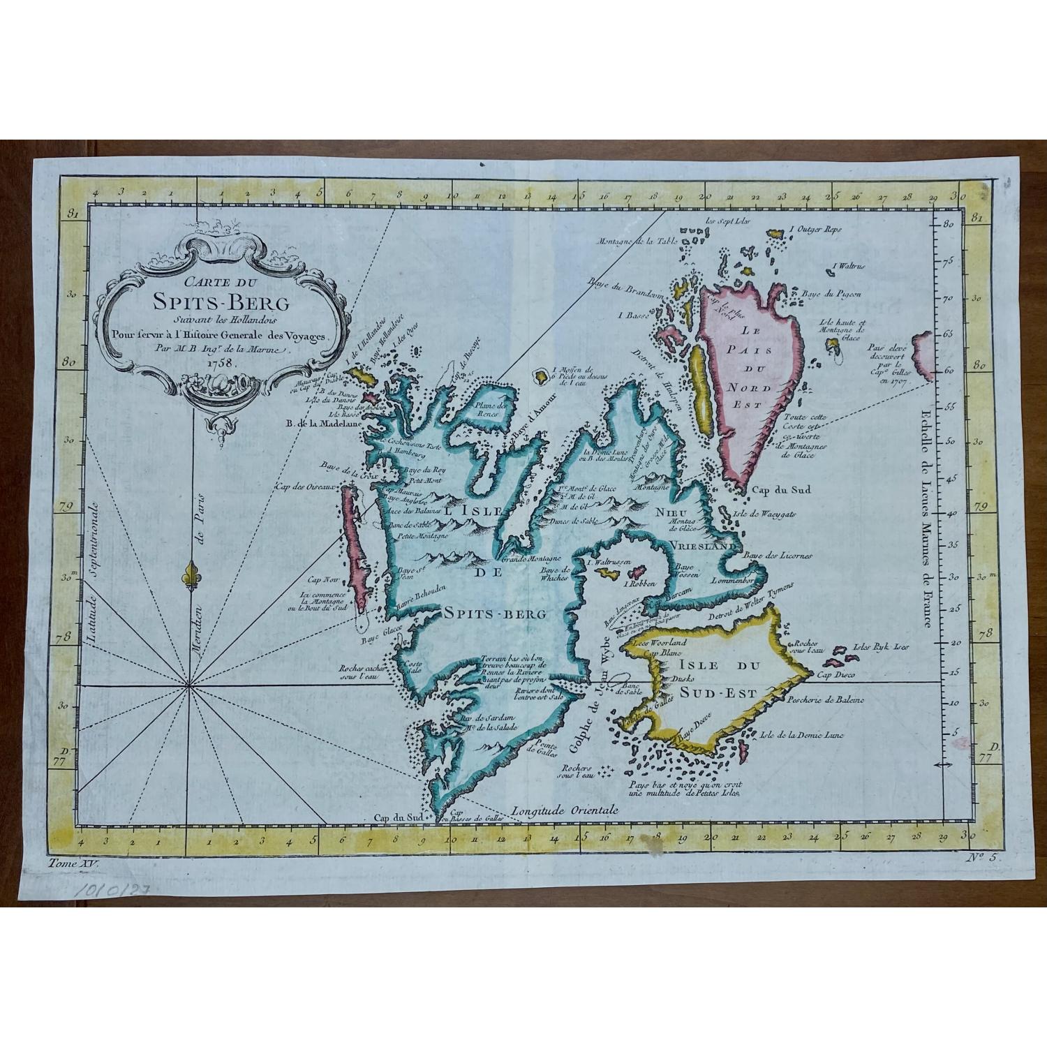 [Lot of 8 maps and prints]  Norvegiae Maritimae ab Elf-burgo ad Dronten / Pascaert van Noorwegen streckende van Elf-burg tot Dronten.
