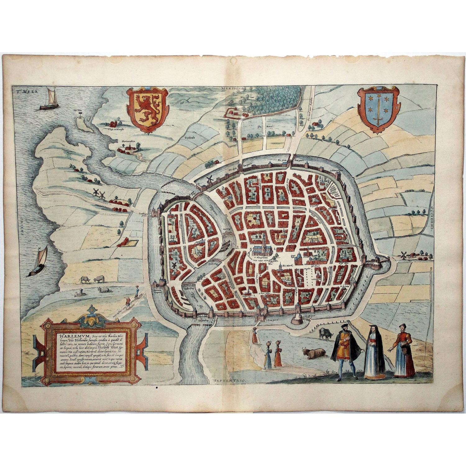 HARLEMUM, Sive ut Ha: Barlan Herlemum, Urbs Hollandiae famosa . . .[HAARLEM]