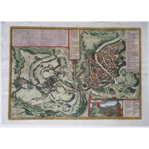 Old map image download for Hierosolyma, Clarissima Totius Orientis Civitas Iudaee Metropolis . . .